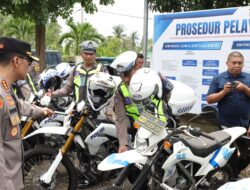 Kapolresta Banyuwangi,Cek Kesiapan Kendaraan Dinas untuk Operasi Ketupat Semeru 2026.